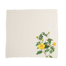 Lade das Bild in den Galerie-Viewer, Set of 6 Yellow Flowers Napkins.