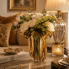 Load image into Gallery viewer, The Amber Luxury Vase – 18 × 21 cm
