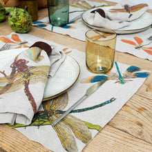 Lade das Bild in den Galerie-Viewer, Set of 2 Placemats LAKESIDE DRAGONFLIES.