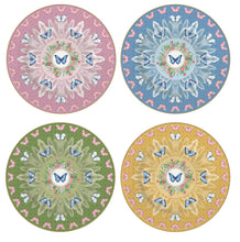 Lade das Bild in den Galerie-Viewer, Set 4 Dessert Plates Spring Parade.