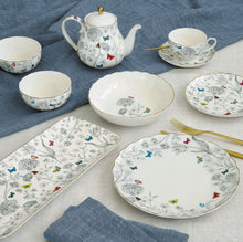 Lade das Bild in den Galerie-Viewer, Soup Plate Flowers and Butterflies.