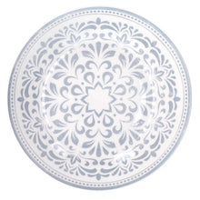 Charger l'image dans la galerie, MADISON ARABESQUE 18-Piece Mediterranean Porcelain Dinner Set for 6.