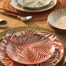 Lade das Bild in den Galerie-Viewer, Madison Exotic 18-Piece Tropical Porcelain Dinner Set for 6 | Multicolour Botanical Tableware.