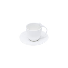 Lade das Bild in den Galerie-Viewer, Set of 6 White Birds Cup and Saucer 85ml.