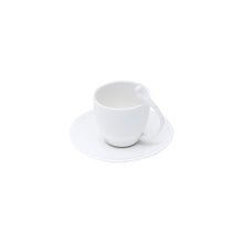 Lade das Bild in den Galerie-Viewer, Set of 6 White Birds Cup and Saucer 85ml.