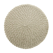Load image into Gallery viewer, Set of 4 Placemat Polyester Light Green/Beige 38cm.
