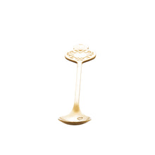 Lade das Bild in den Galerie-Viewer, Set of 4 Golden Key Cake Spoons.