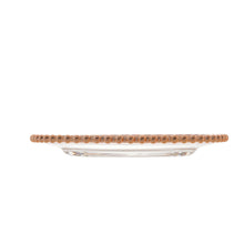 Load image into Gallery viewer, Rose Pearl Crystal Dessert Plate 20cm.