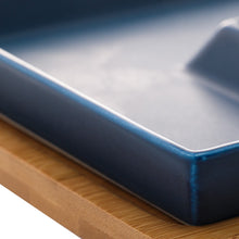 Load image into Gallery viewer, Porcelaine Blue 2 pieces Appetizer set 23x15x5cm.