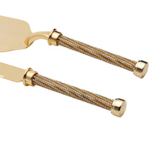 Charger l'image dans la galerie, Golden Cake Serving Set 32cm.