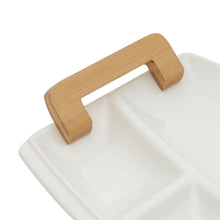 Load image into Gallery viewer, Porcelaine Appetiser White Dish 37x22x5cm.