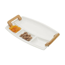 Load image into Gallery viewer, Porcelaine Appetiser White Dish 37x22x5cm.