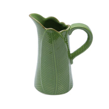 Charger l'image dans la galerie, Ceramic Banana Leaf Pitcher.