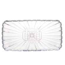 Lade das Bild in den Galerie-Viewer, Large Elevated Crystal Platter 36.5x17x14cm.