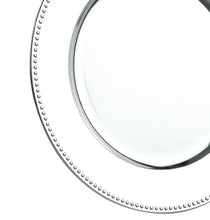Charger l'image dans la galerie, Set of 4 Silver Plastic Sous-plat 33cm.