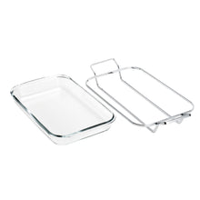 Lade das Bild in den Galerie-Viewer, Glass Bakeware Serving Dish 34x20cm.
