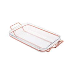 Lade das Bild in den Galerie-Viewer, Rose Chrome Bakeware Serving Support 37x23cm.