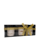 Lade das Bild in den Galerie-Viewer, White Porcelaine Canister Set With Gold Design.