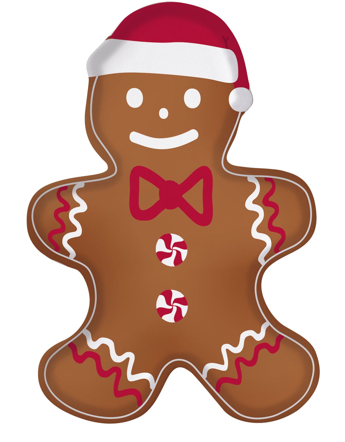 Porcelain Dish Gingerbread Man.