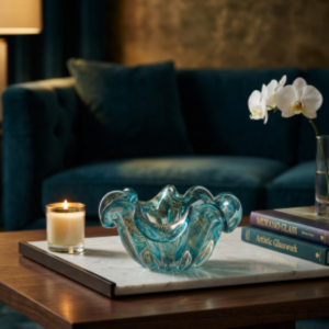 The Blue Flower Centrepiece – 21 × 10 cm | House Art