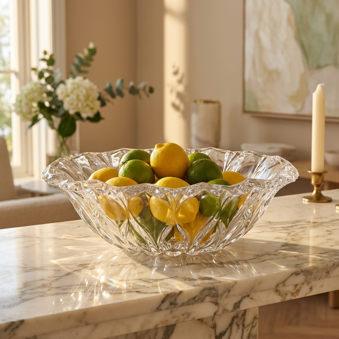 Louise Crystal Centrepiece Plate 35x12cm