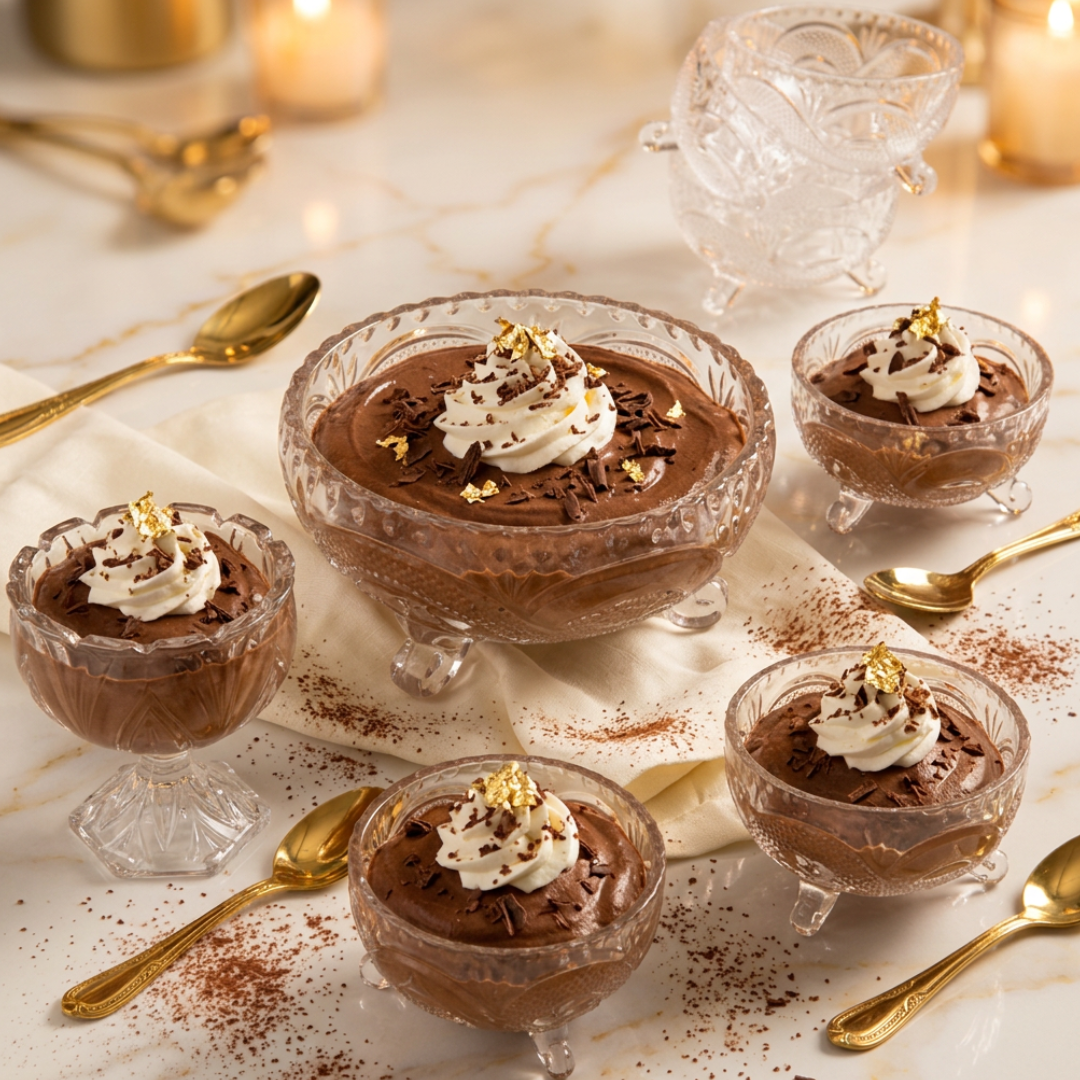 Crystal Dessert Bowl Set with Serving Bowl – 7 Pieces | House Art