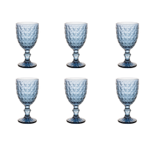 Lade das Bild in den Galerie-Viewer, Das blaue Glas-Set von 6-345ml
