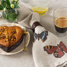 Load image into Gallery viewer, Set of 6 Flying Butterflies Napkins.

