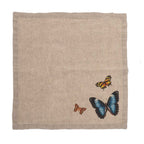 Set of 6 Flying Butterflies Napkins.