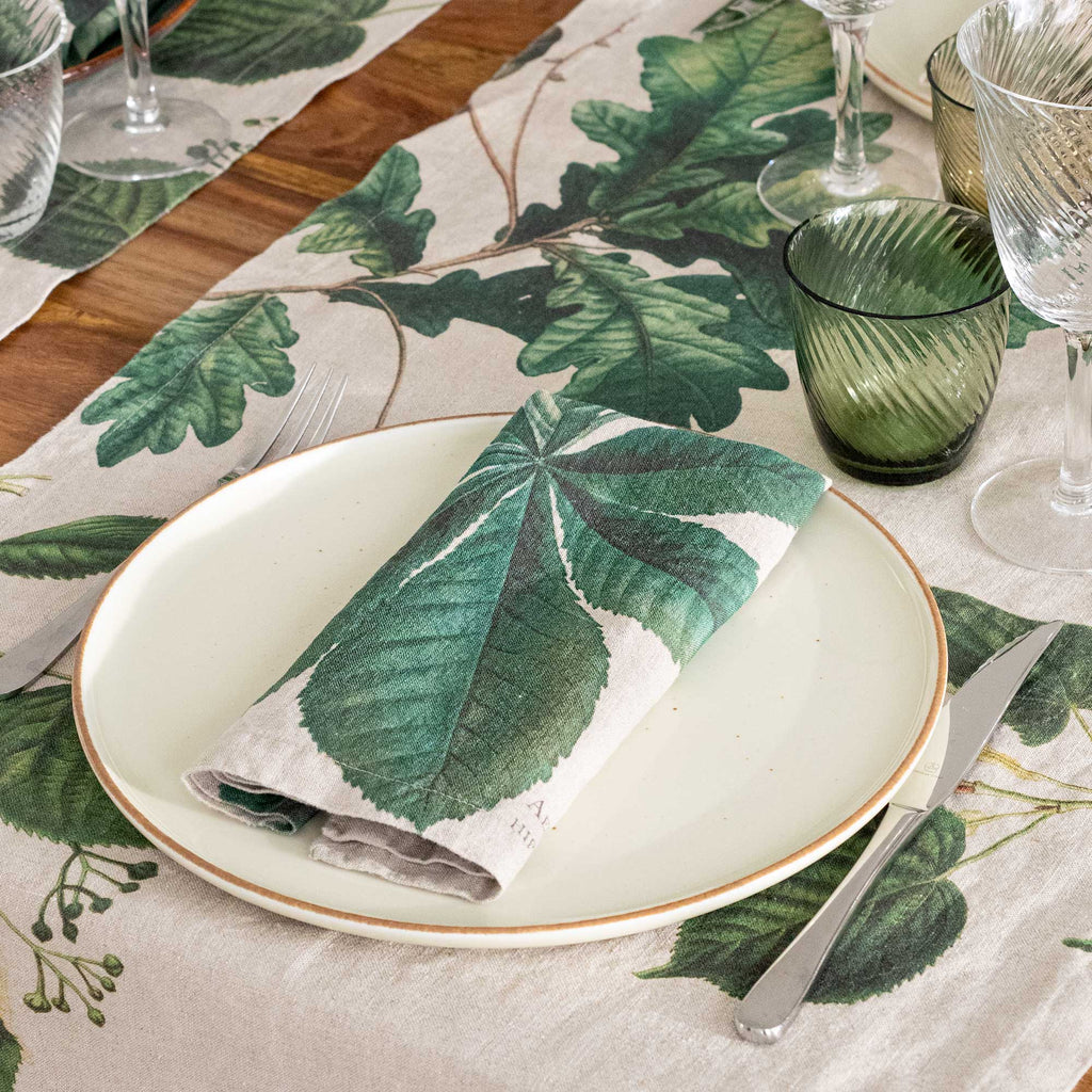 Set of 6 Tree Napkins.