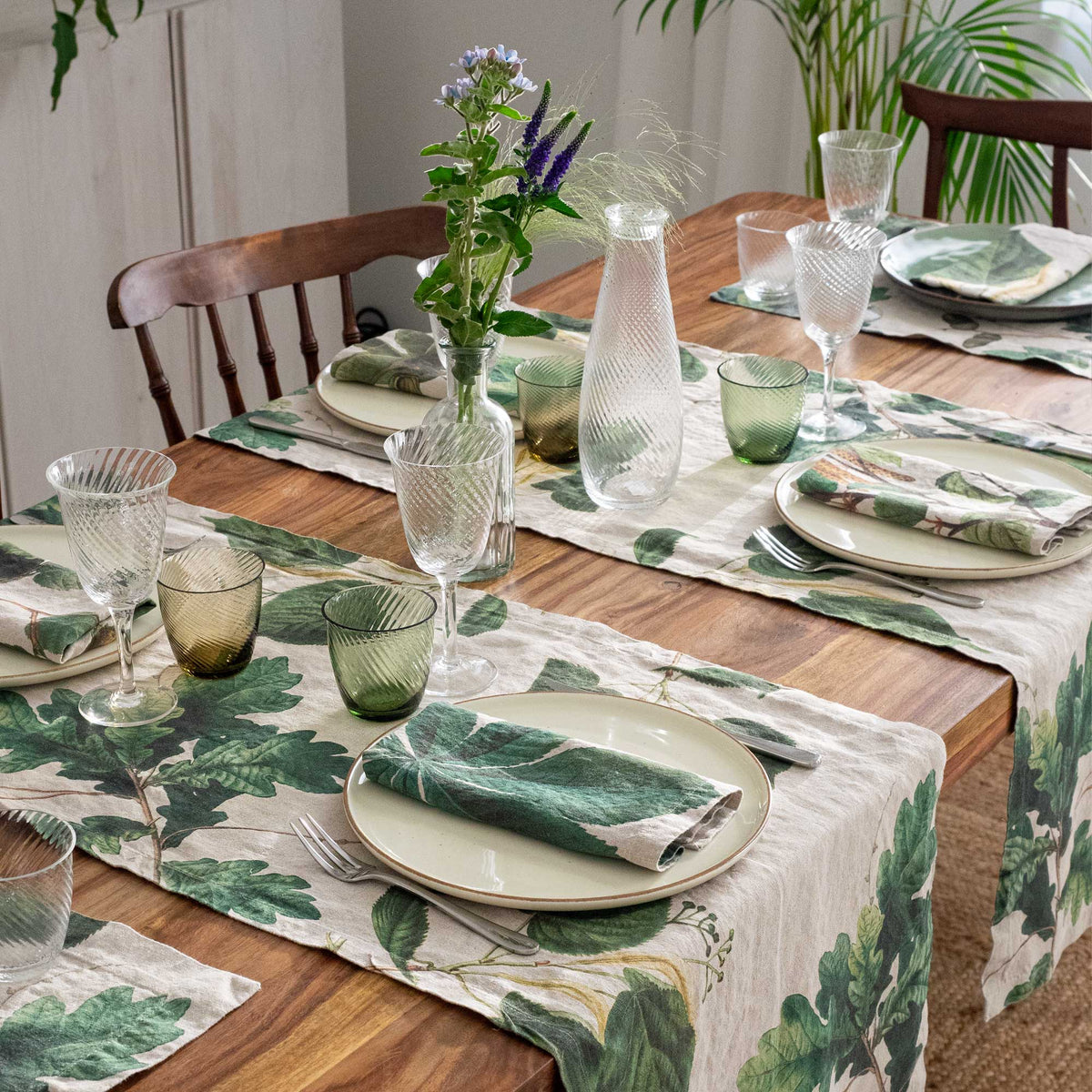 Set of 6 Tree Napkins.