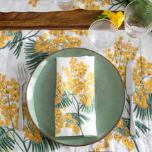 Lade das Bild in den Galerie-Viewer, Set of 6 Yellow Flowers Napkins.
