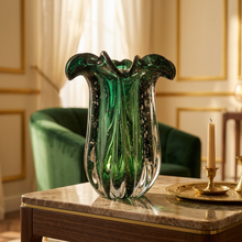 Load image into Gallery viewer, The Green Elegance Vase – 18 × 21 cm

