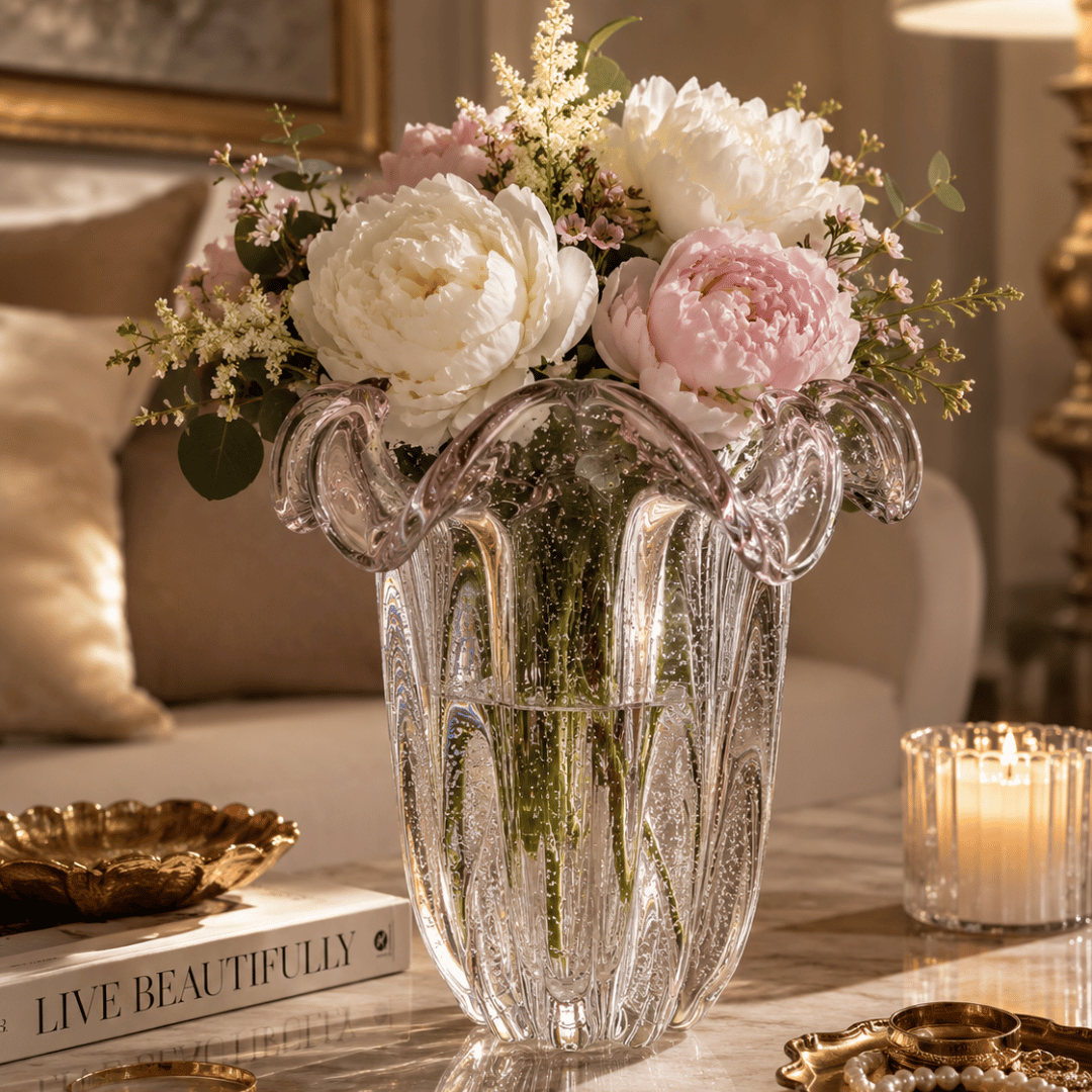 The Rose Luxury Vase – 18 × 21 cm | House Art