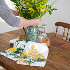 Set of 2 Mimosa & Rose Kitchen Towels.