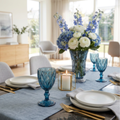 Blue diamond Set of 6 Glasses | House Art