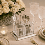 Torcello Silver Plated Cutlery Support 24X22cm | House Art