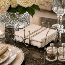 Load image into Gallery viewer, Silver Plated Napkin Support 18X18cm
