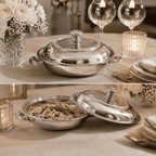 Monaco Stainless Steel Covered Serving Dish – 1.5 L | House Art