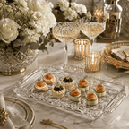 Crystal Rectangular Serving Tray with Handles – 35 × 21 cm – image 3 | House Art