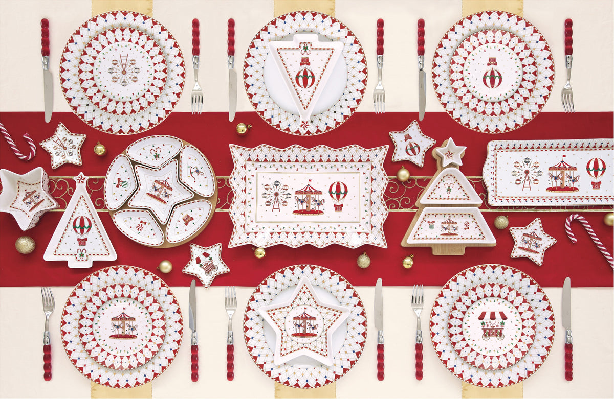 Serving Platter Christmas Tree Wonderland.