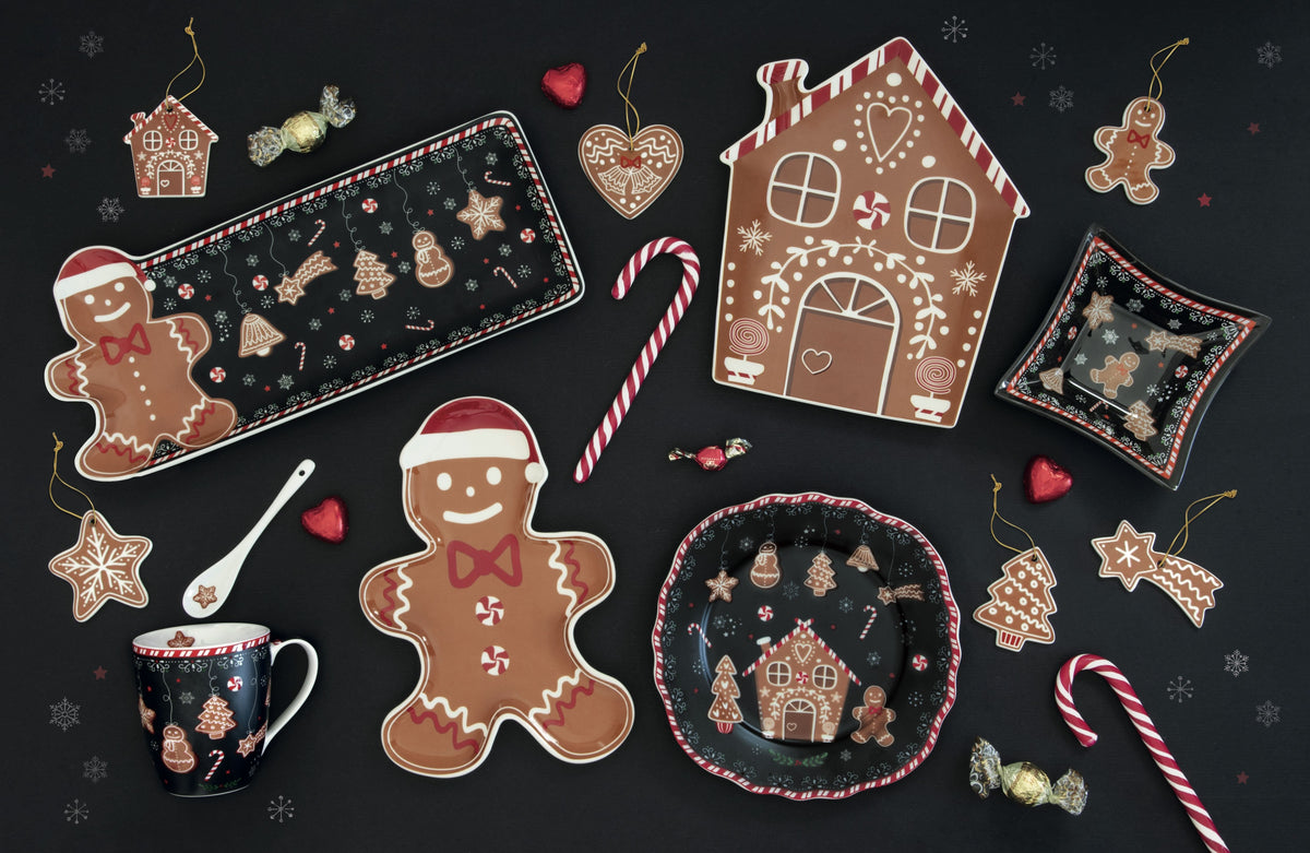 Serving Plate Gingerbread House.