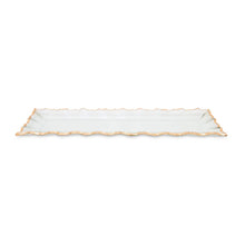 Charger l'image dans la galerie, Glass Tray with Gold Edge.
