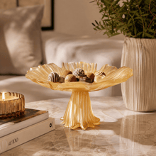 Charger l'image dans la galerie, Assiette à gâteau fleur d'or
