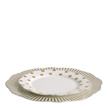 Charger l'image dans la galerie, Dessert Plate Mrs.Recamier - Gilded polka-dot.
