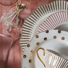 Charger l'image dans la galerie, Dessert Plate Mrs.Recamier - Gilded polka-dot.
