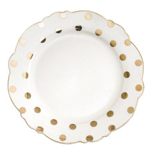 Charger l'image dans la galerie, Dessert Plate Mrs.Recamier - Gilded polka-dot.
