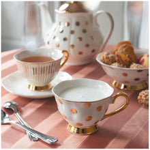 Load image into Gallery viewer, Bowl Mrs.Recamier - Gilded polka-dot.
