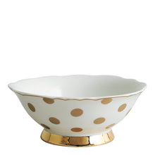 Load image into Gallery viewer, Bowl Mrs.Recamier - Gilded polka-dot.
