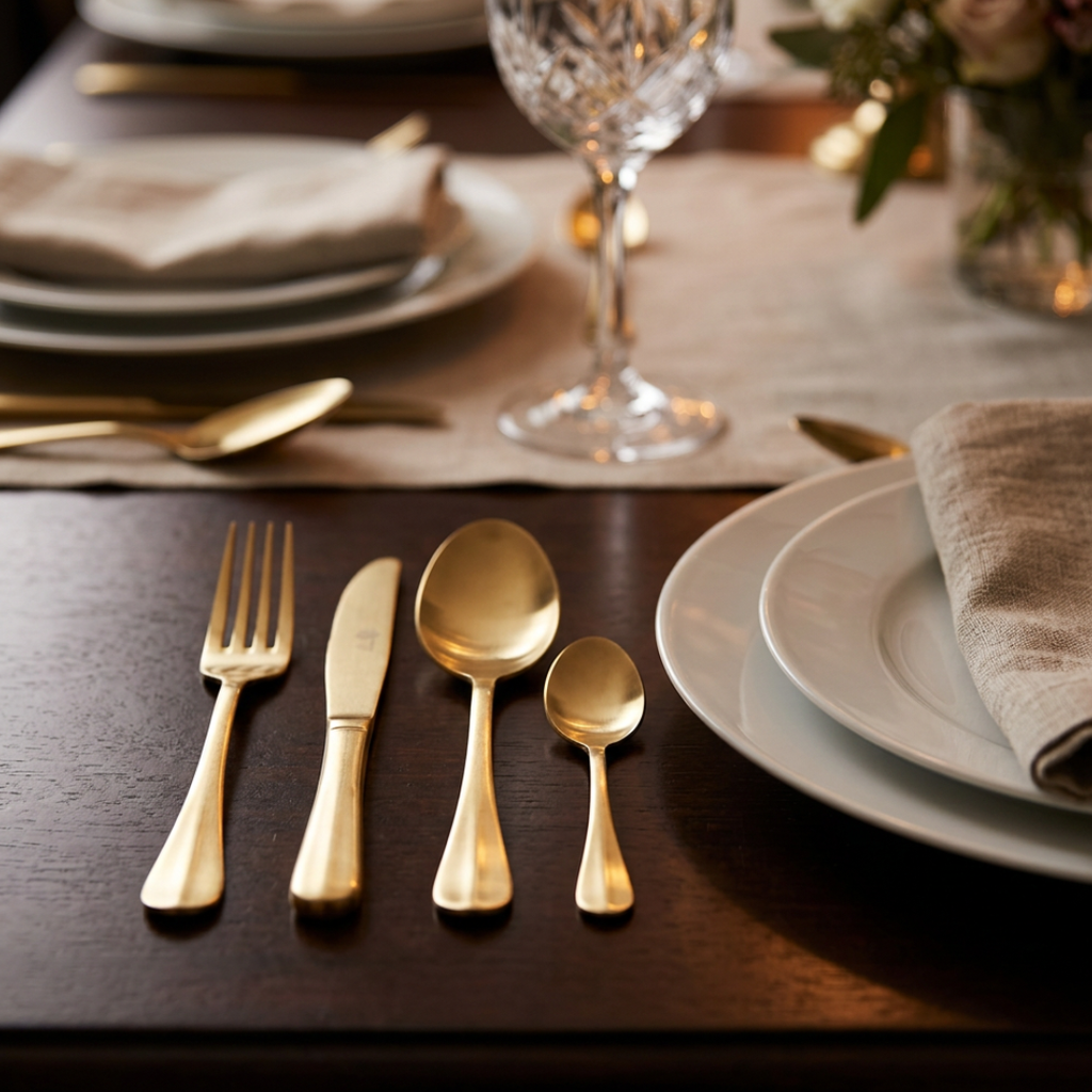 Cutlery Set 24 Gold | House Art